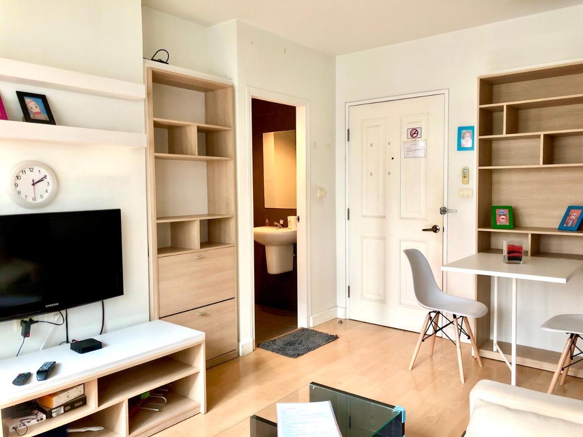 1Br Condo 5 Min To Bts 1000Mbps Fiber Wi-Fi Leilighet