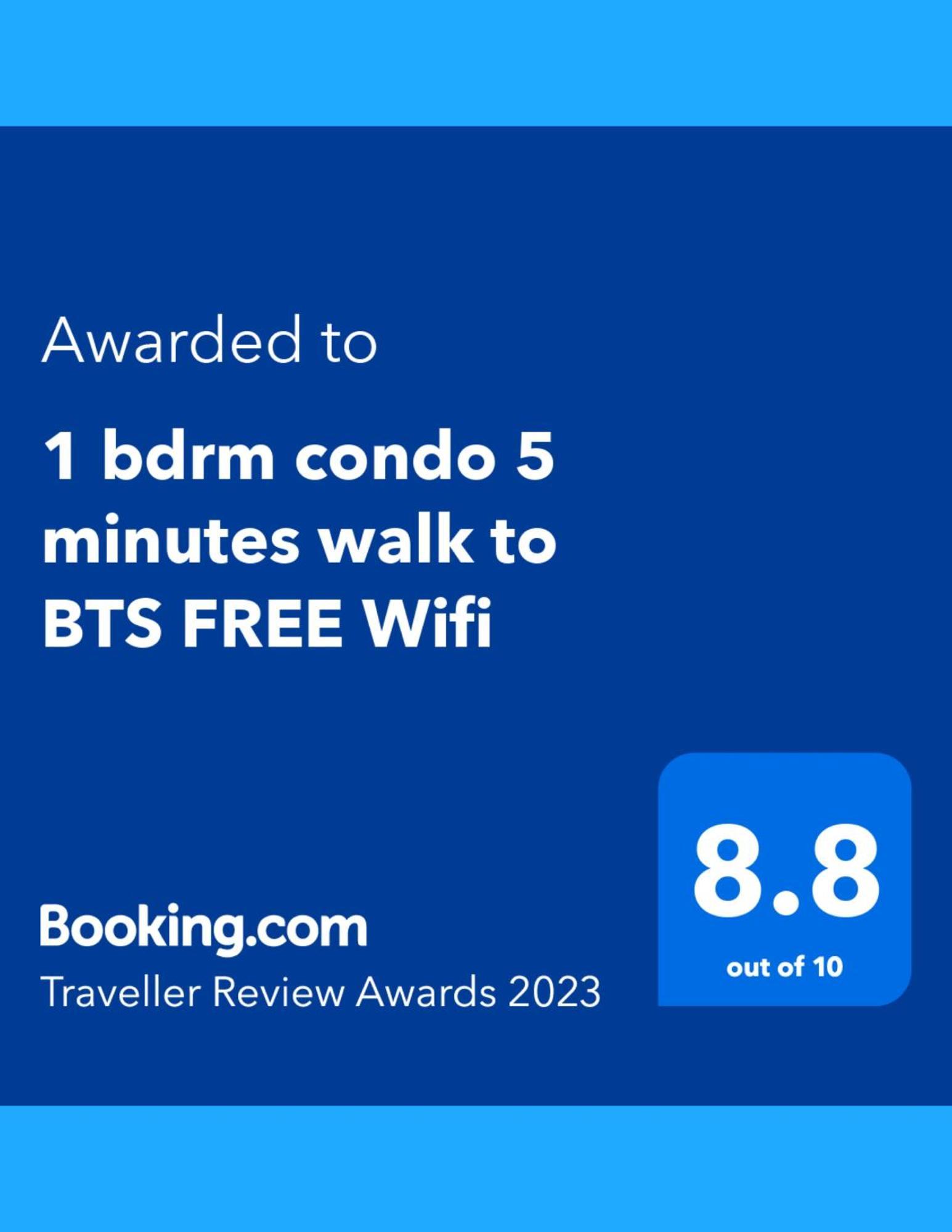 1Br Condo 5 Min To Bts 1000Mbps Fiber Wi-Fi Bangkok
