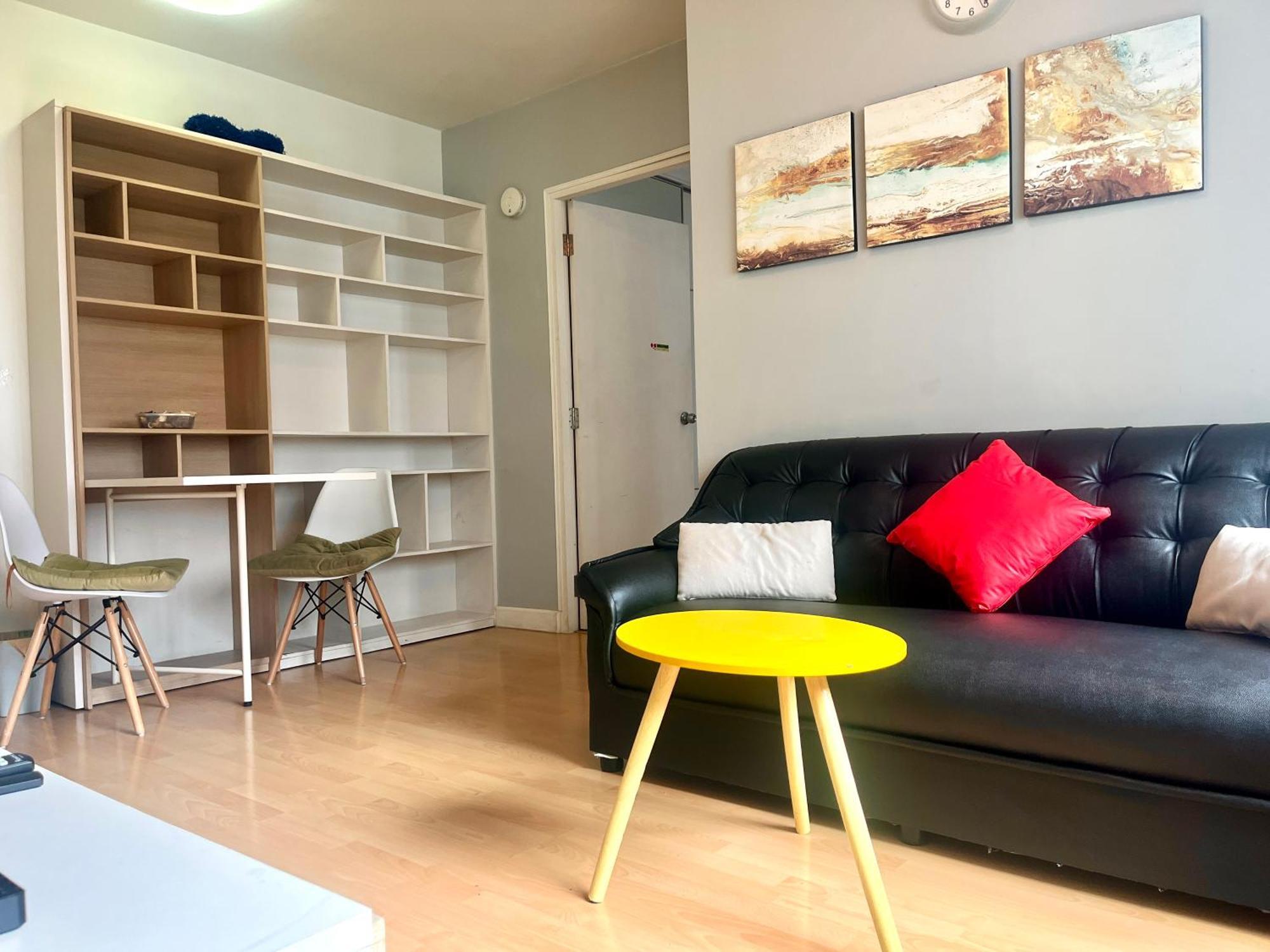 1Br Condo 5 Min To Bts 1000Mbps Fiber Wi-Fi *