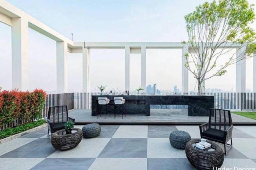 S87-7052 Bts Onnut High Floor Gym Swim Good View Appartement Bangkok