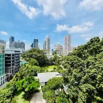 Cozy Garden-View 1Bed 1Bath 700M Bts Thonglor, 500M Samitivej Hospital, Fast 500Mbps Wifi
