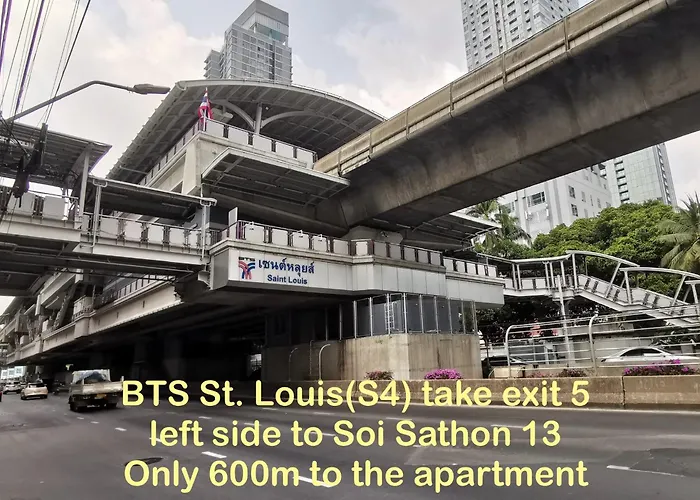 Hip & Funky Sathon15 Apartment Close To Bts St Louis