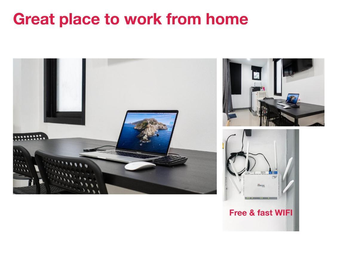 P2 Silom Large 2beds Full Kitchen Wifi 4-6pax Apartamento *