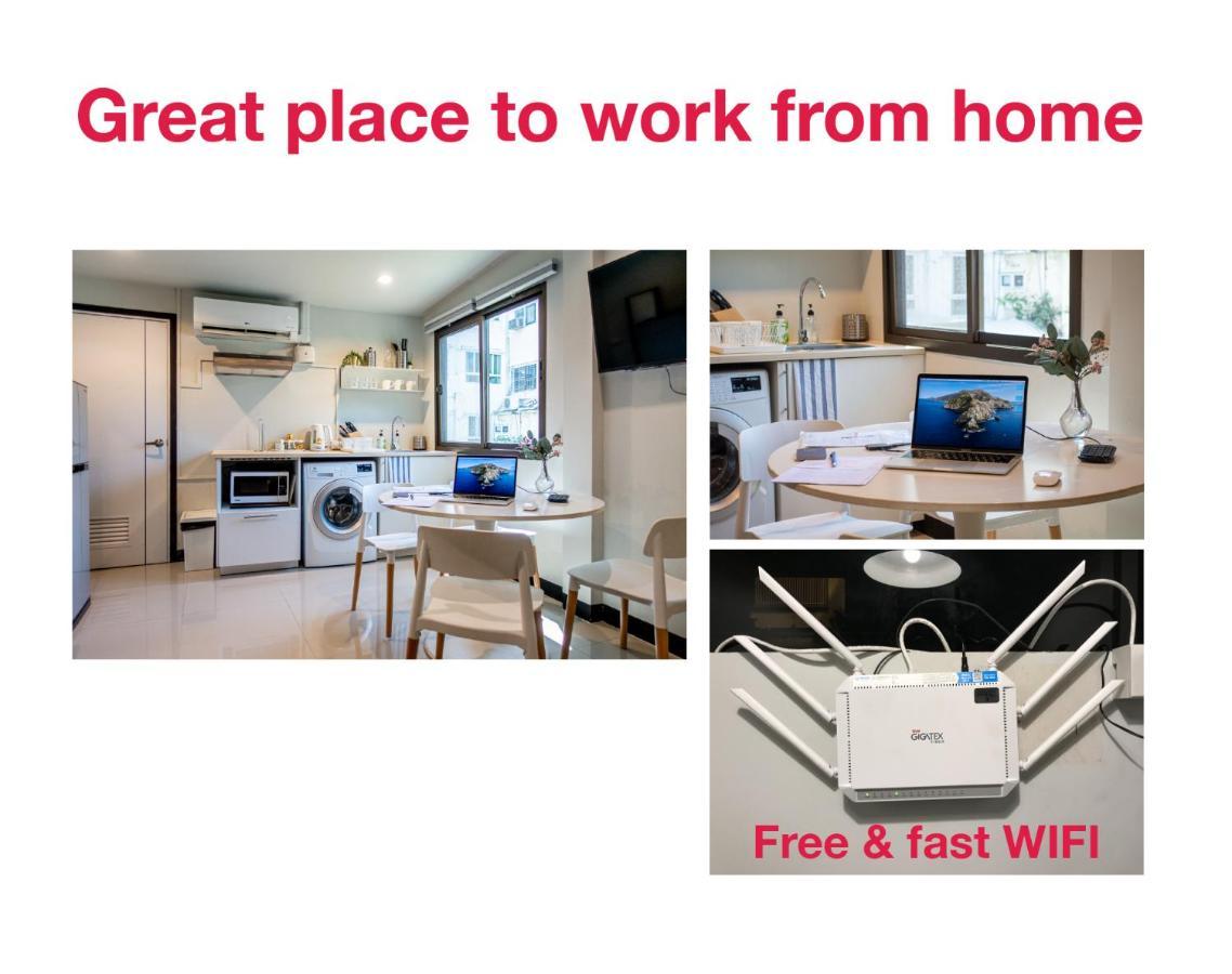 S3 Silom26 - S3 Silom Central, Large Room, Full Kitchen, Wifi, Apartment