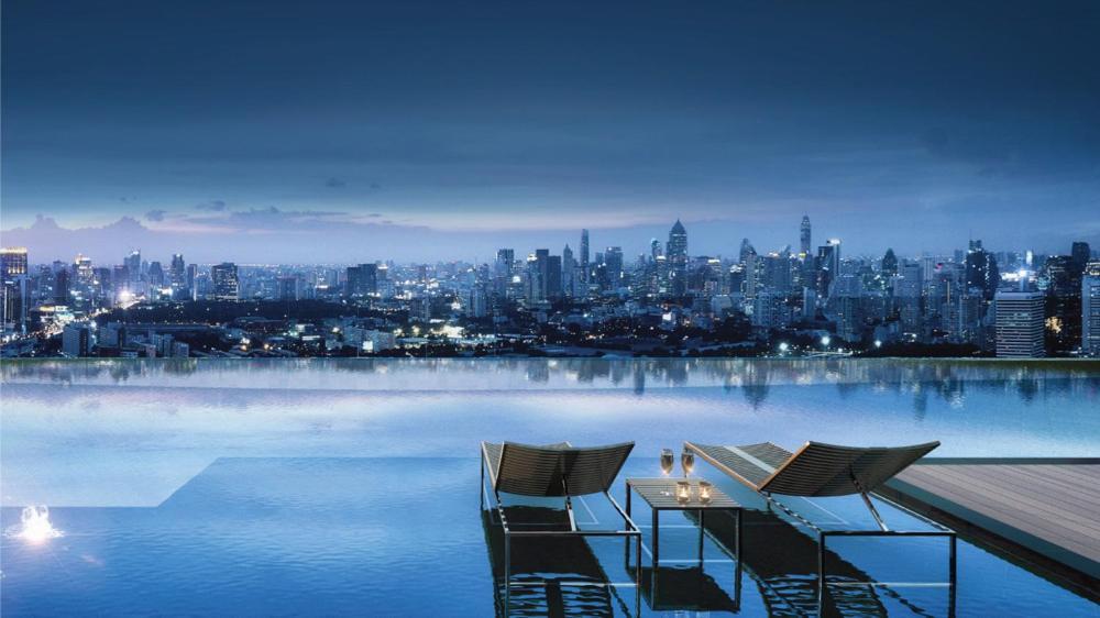Japanese Town Ekamai Luxury Amazing View Pool Appartamento Bangkok