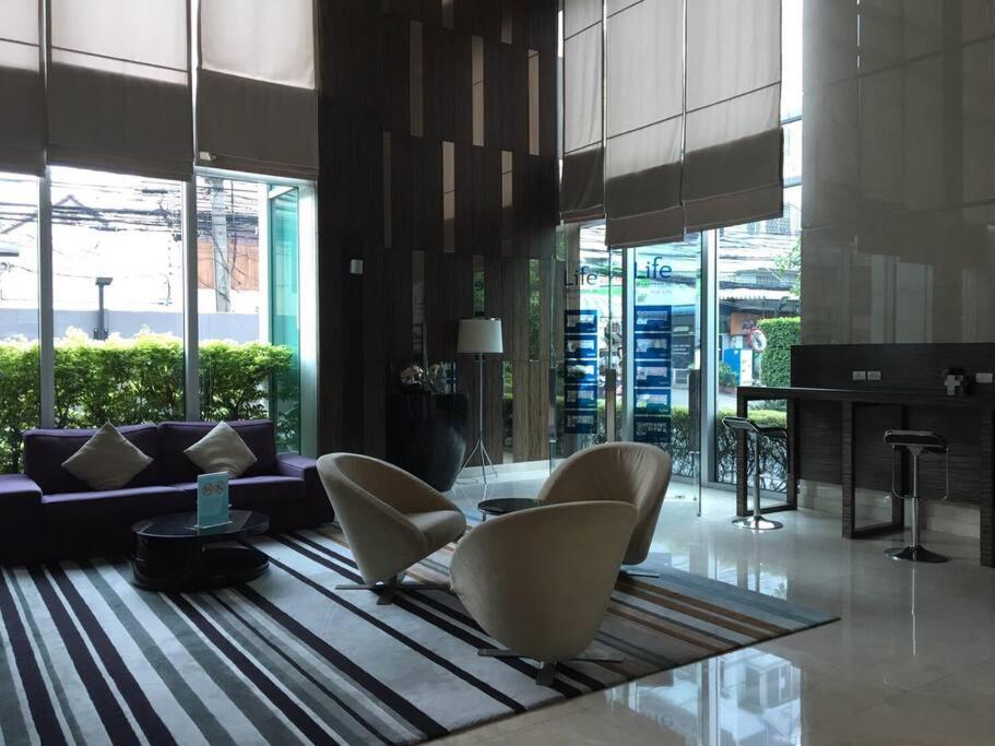 Appartement High Rise Luxury 1bed Roof Pool 2 Minmrt Bangkok