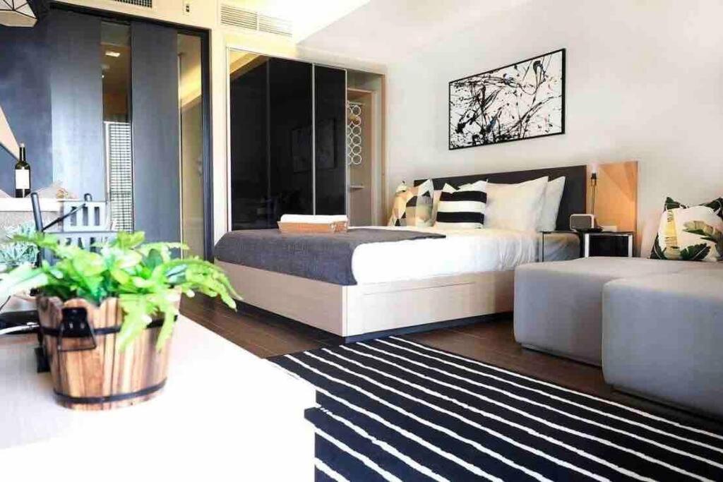 Appartement Stylish 1 Bedroom, Pool,bts Asok, Sukhumvit Bangkok