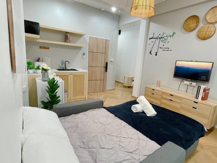 Pangsapuri Unwind In Oldtown, Private Floor, Near Grand Palace *