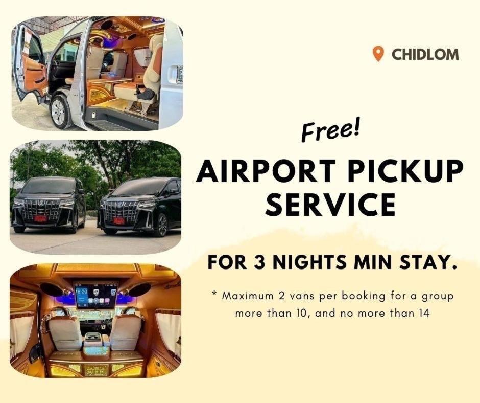 Rooftop Paradise Newly Built 900meters To Chidlombts And Central World Free Airport Pickup *