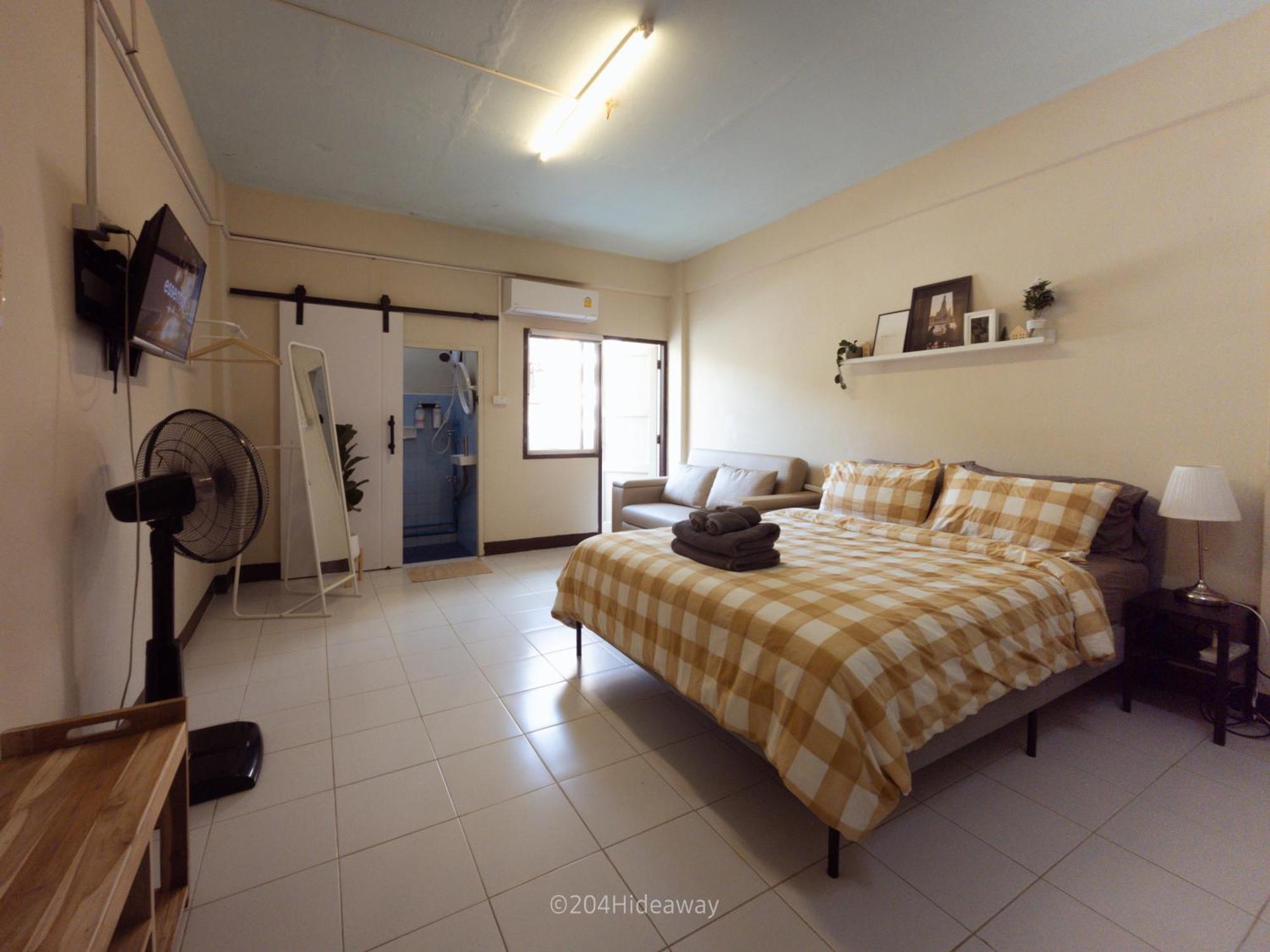 Pangsapuri 204hideaway-local With Street Food Only 15 Min Walk To Skytrain Bangkok