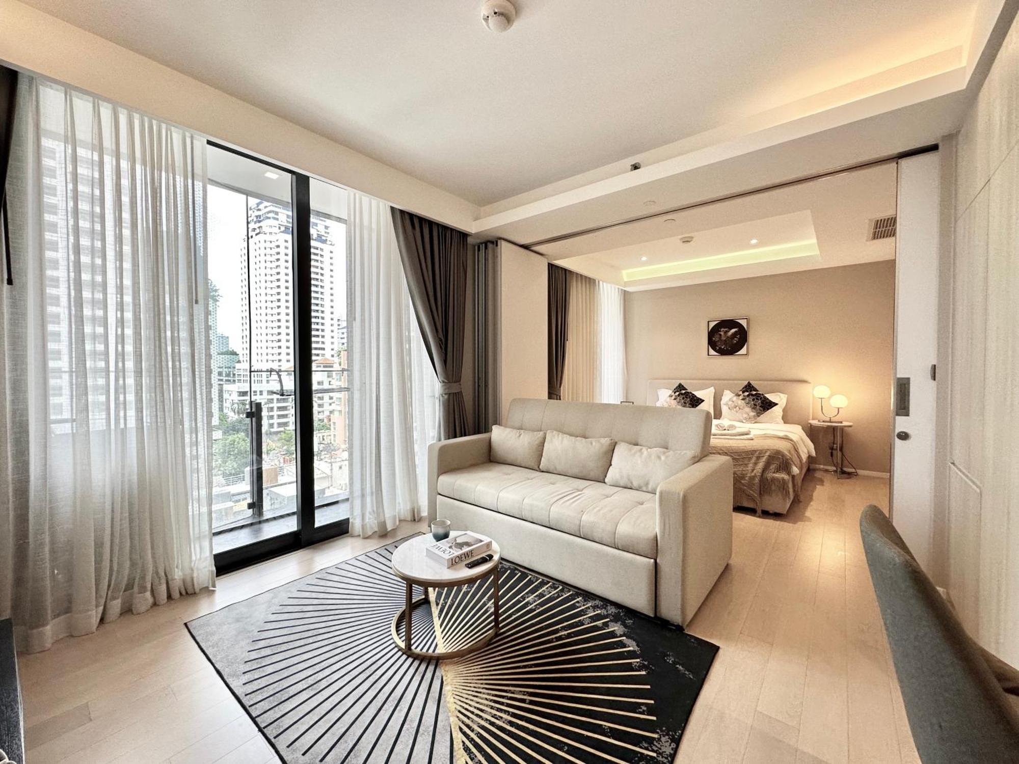 Apartemen Sukhumvit 11#luxury#pool#gym#bts Nana&mrt Sukhumvit#1br#max4ppl *