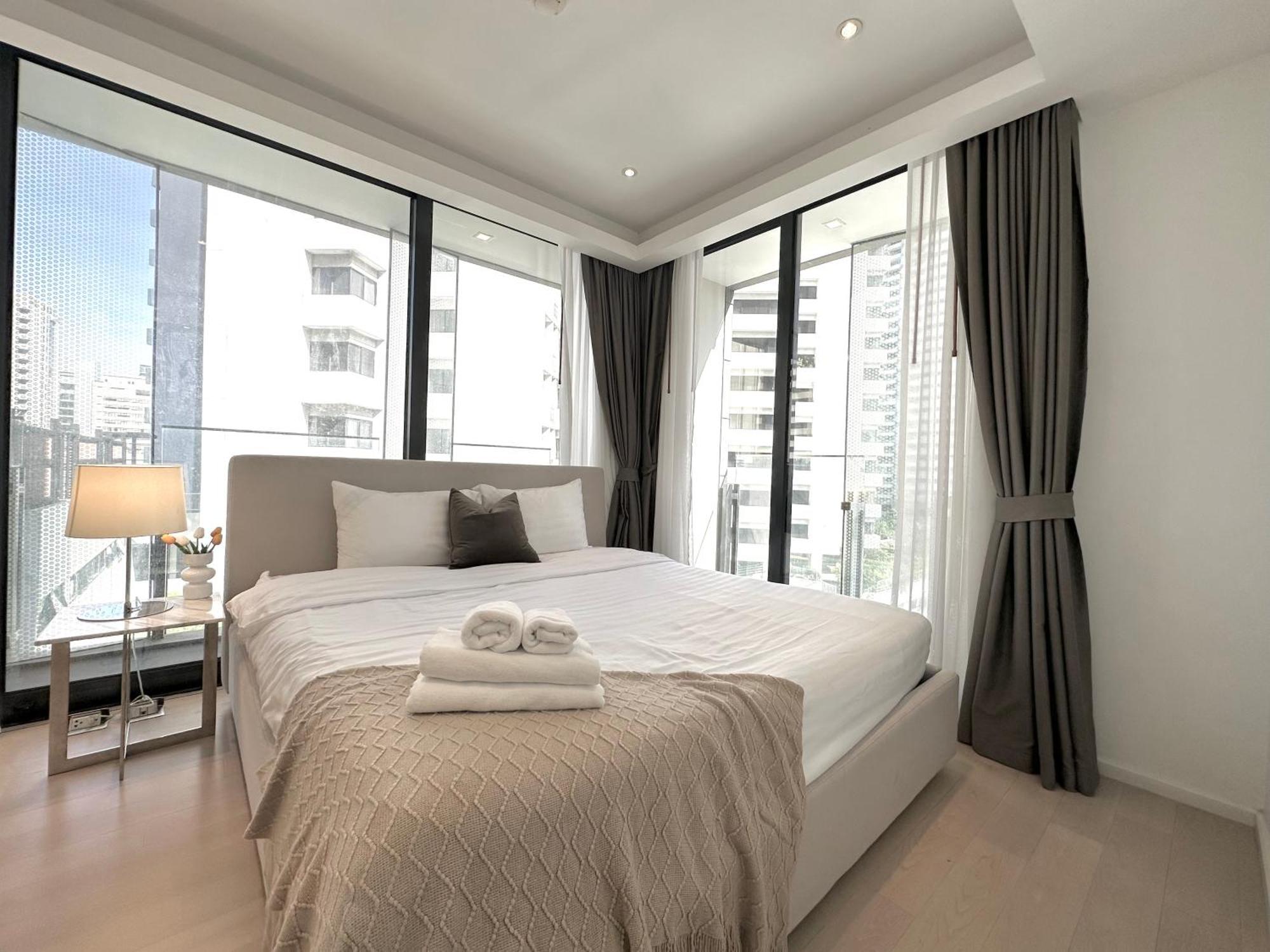 Apartemen Sukhumvit 11#luxury#pool#gym#bts Nana&mrt Sukhumvit#1br#max4ppl *