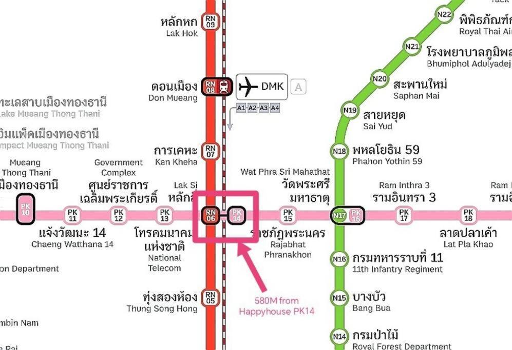 Feriehus Happyhouse Laksi Station Bangkok