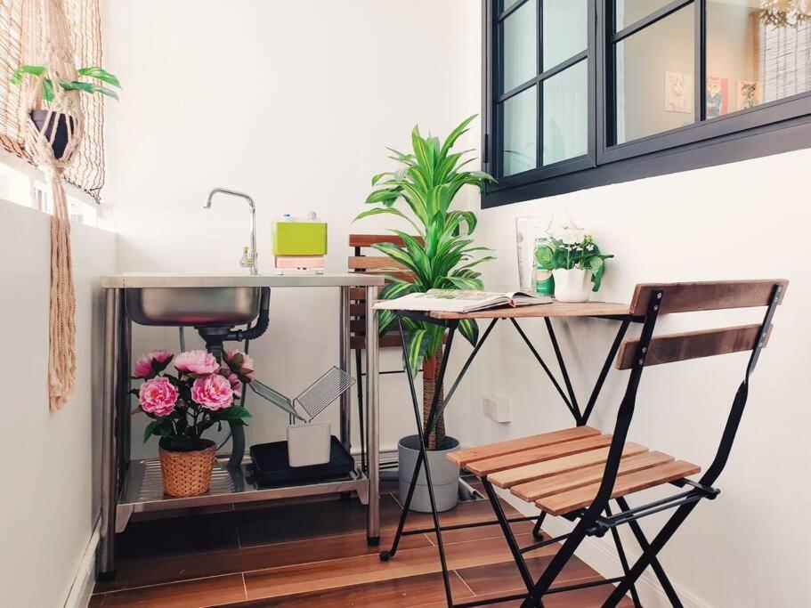Apartment Double Studio, Private Bath & Balcony, Shared Kitchen With Local Family By Pillows & Purrs Bangkok