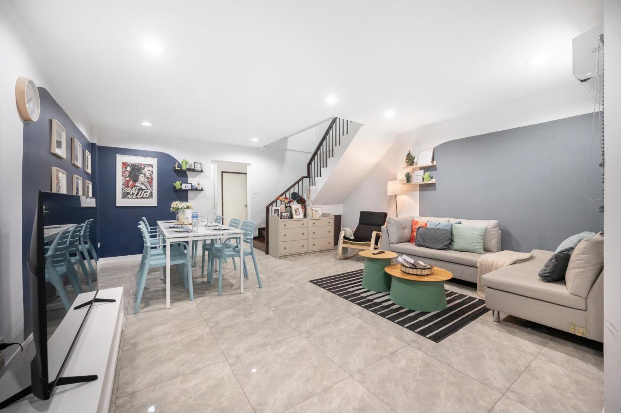 Cozyhouse,near To Btsonnut,10 Guests Appartement Bangkok