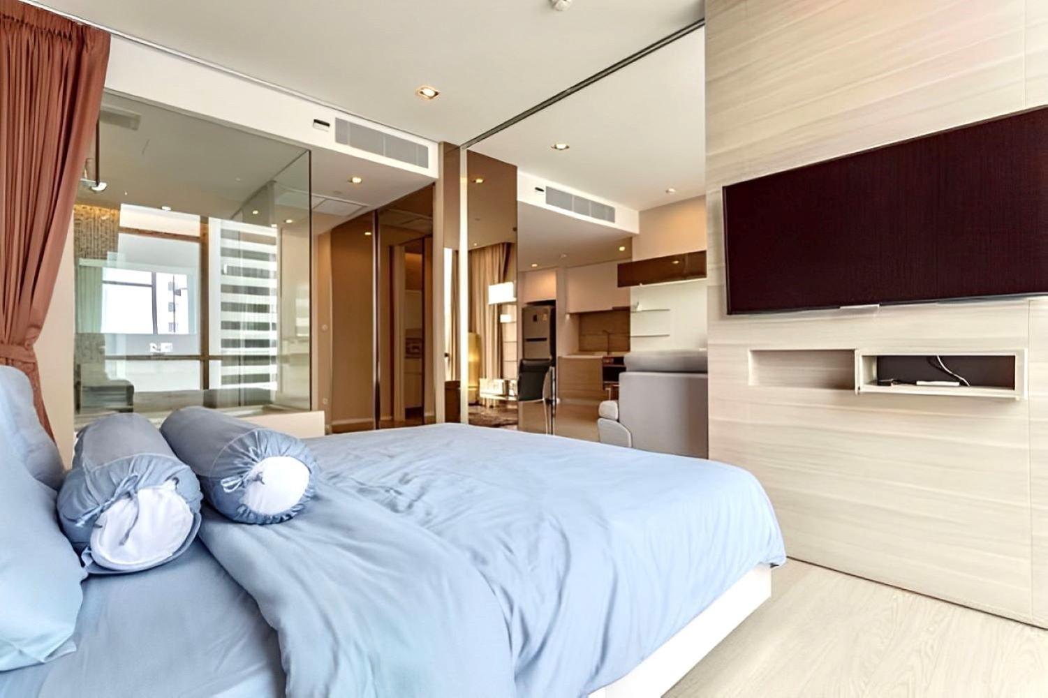 Apartamento Wonderful Beautiful Peaceful 1 Bed Asoke Bts Mrt Central Sukhumvit