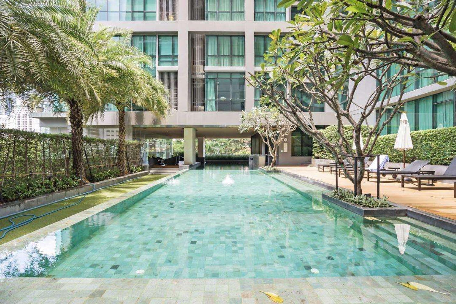 Wonderful Beautiful Peaceful 1 Bed Asoke Bts Mrt Central Sukhumvit Apartamento *