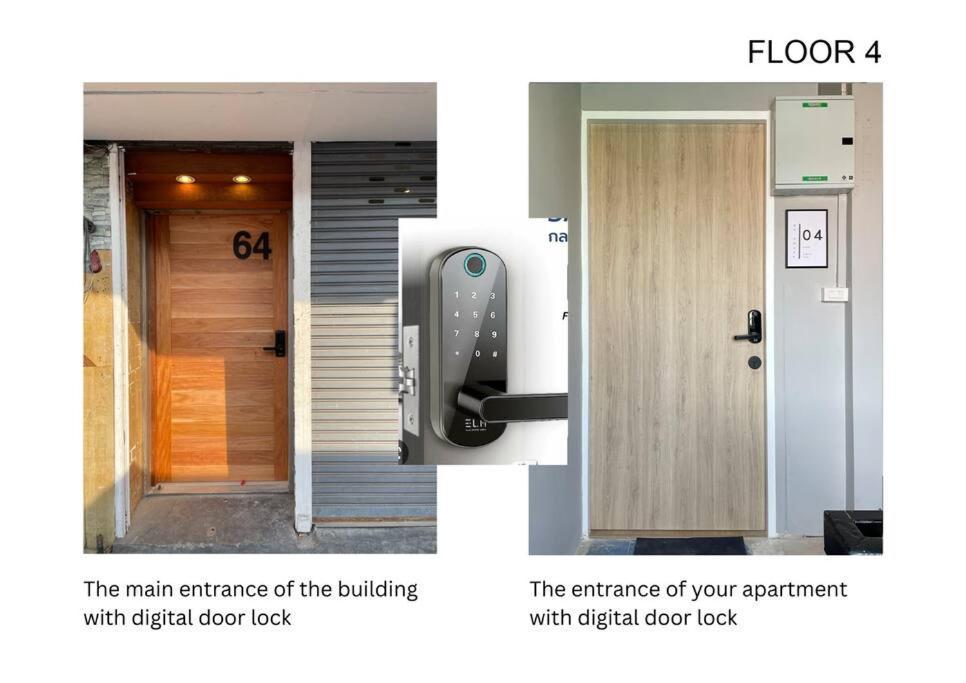 Fl4 Entire Apartment,2br,balcony,5min To Khaosan Apartment Bangkok