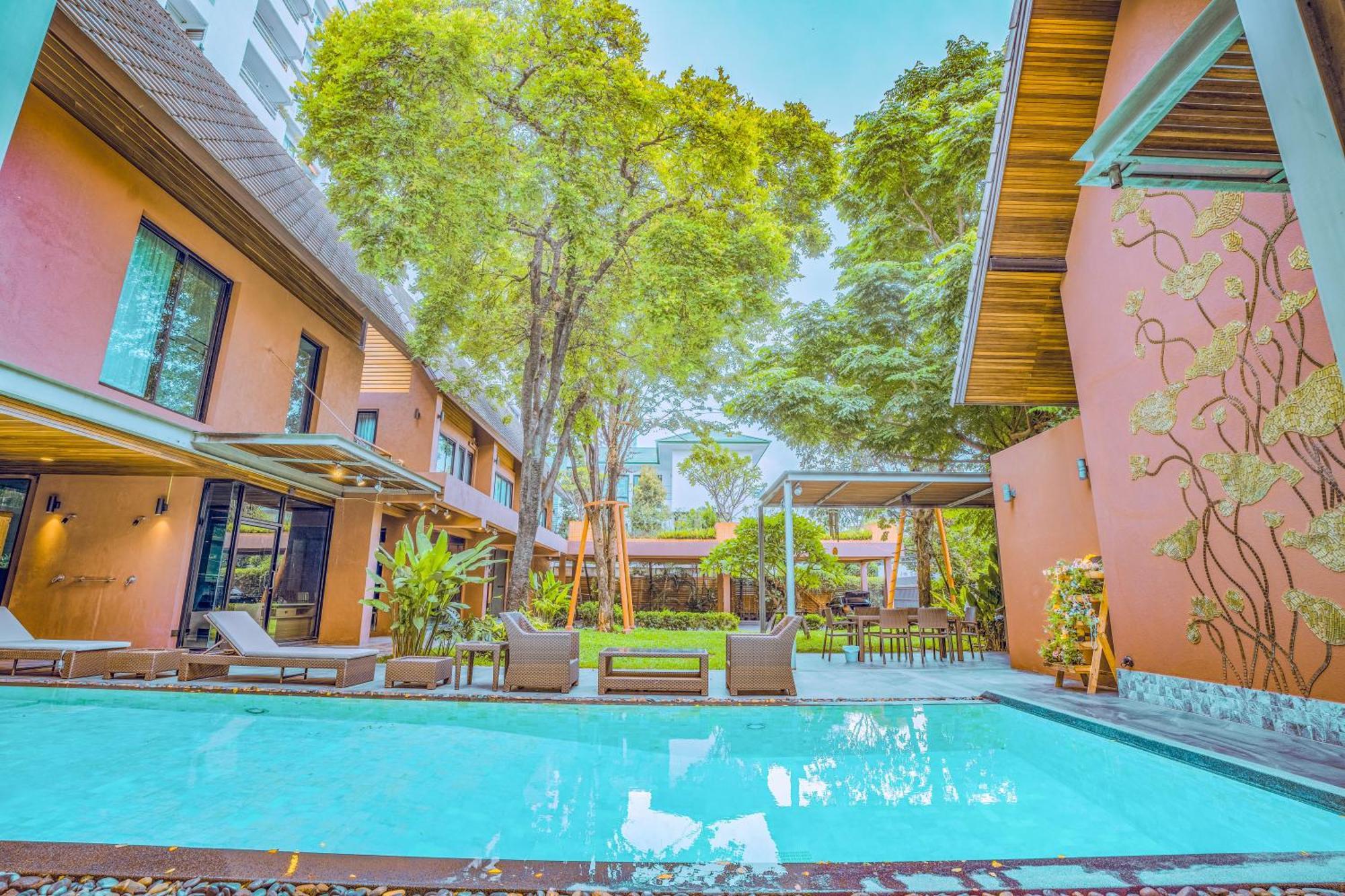 Villa 189summer Villa曼谷中心asok&thong Lor顶级豪宅庄园泳池别墅