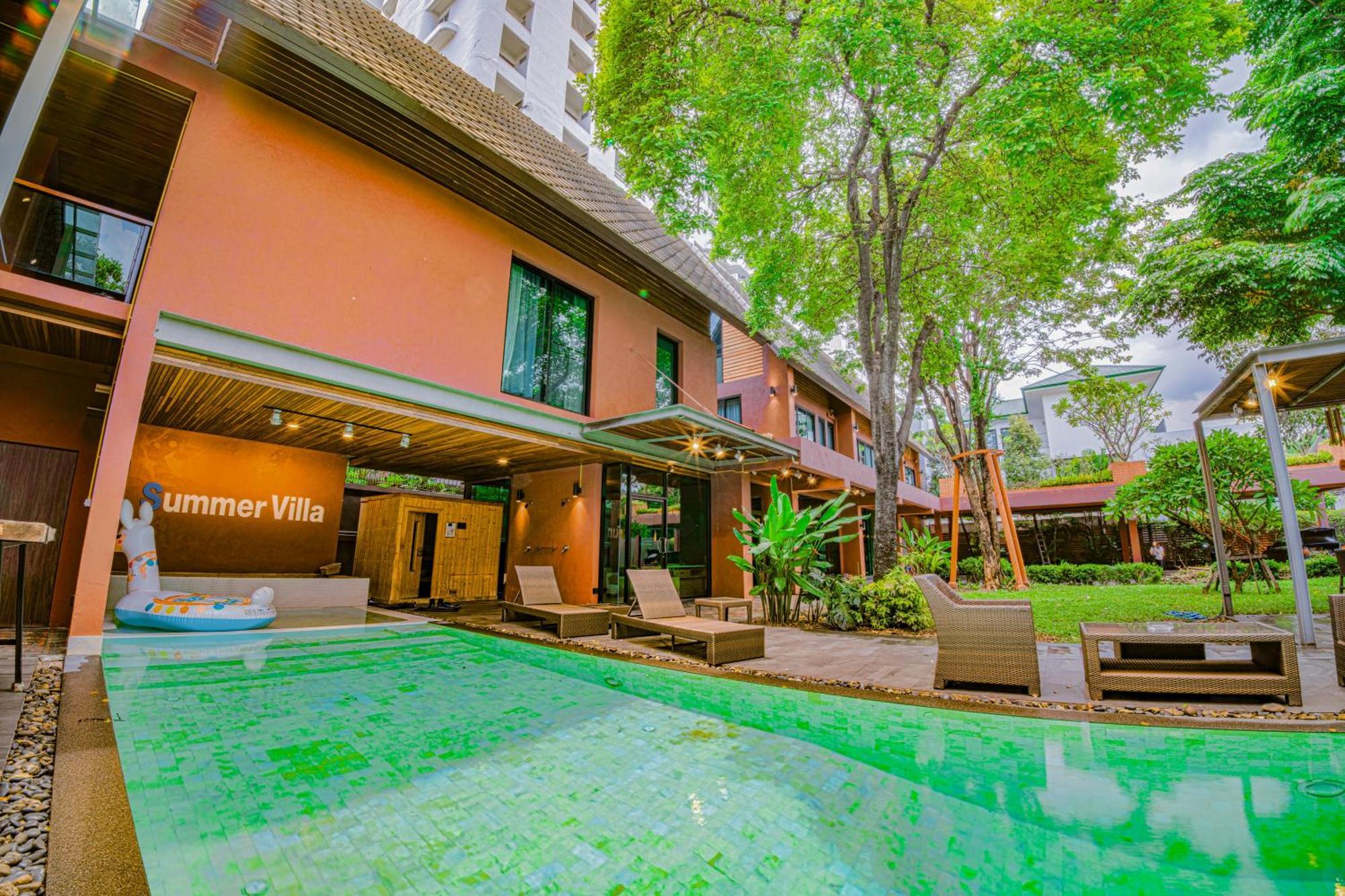 Villa 189summer Villa曼谷中心asok&thong Lor顶级豪宅庄园泳池别墅
