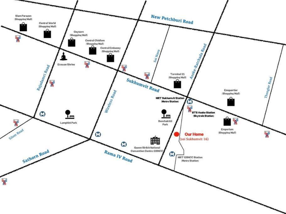 Holiday home 3br Sukhumvit Townhouse, Close To Emsphere And Bts Mrt *