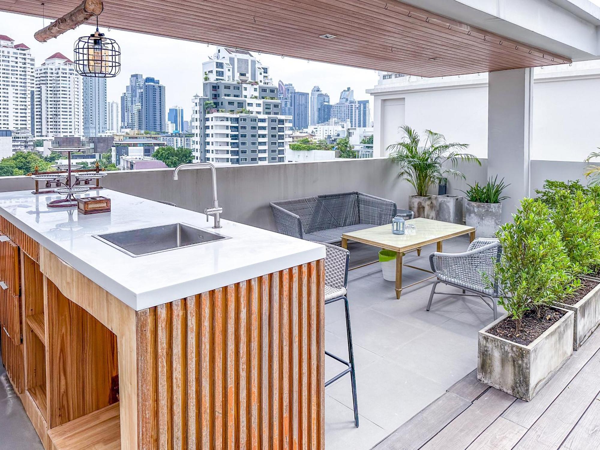通罗 隐湖四卧豪华别墅 Hidden Pool 4 Bedroom Sukhumvit-thonglor Bts 5 Mins *