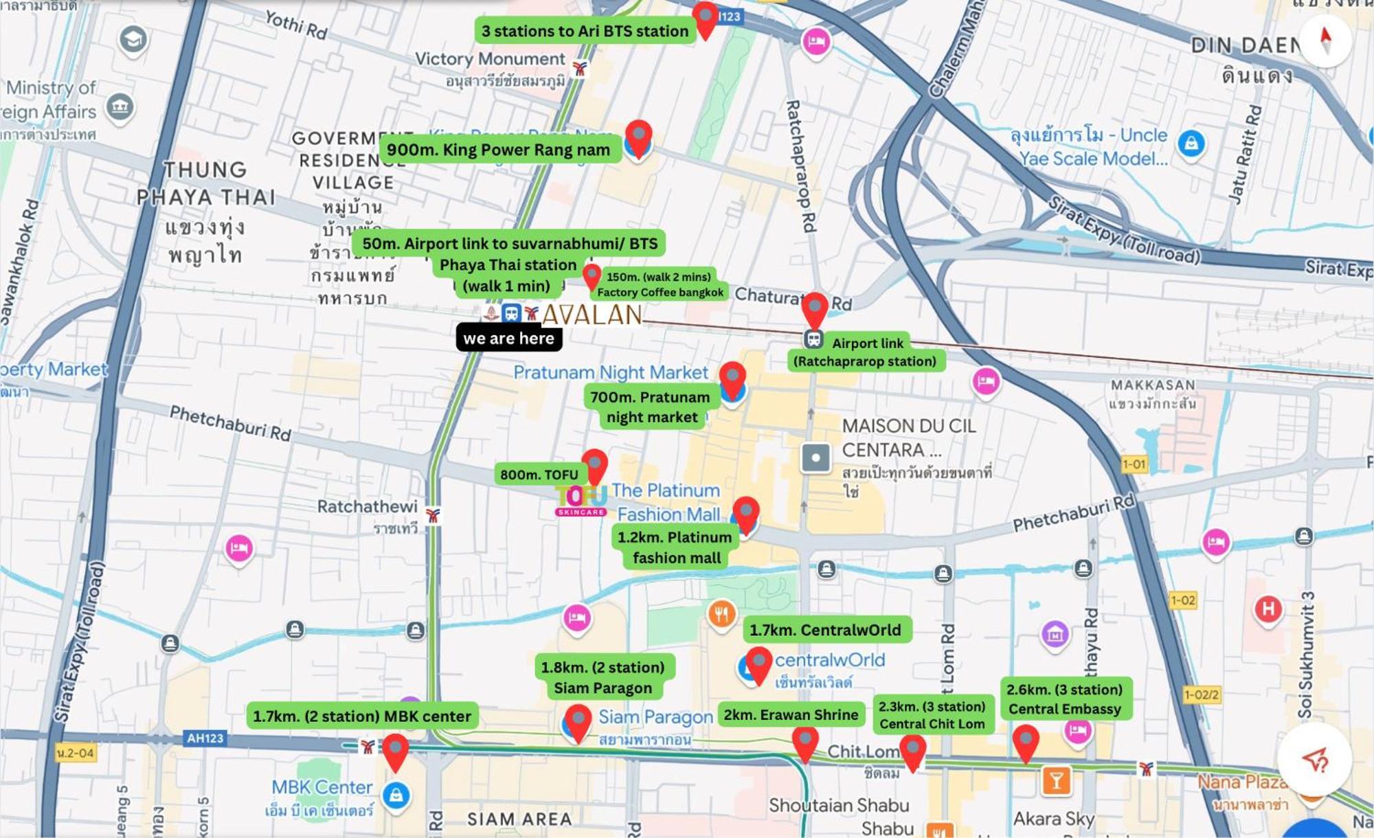 Avalan Phayathai Airport Link Khách sạn 4*