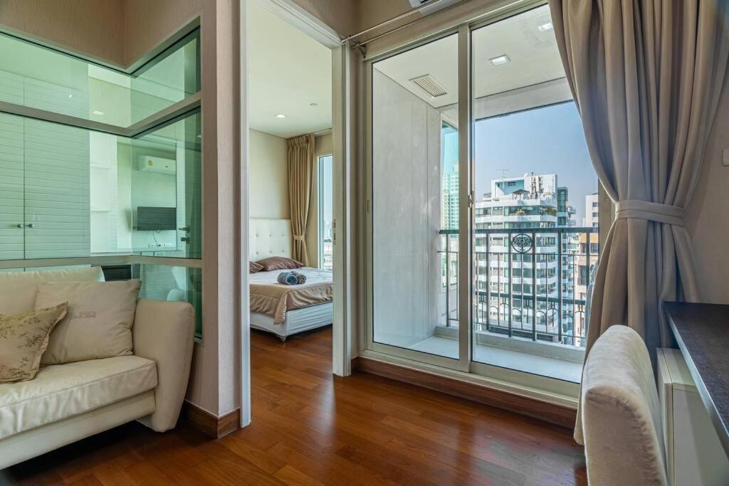 Thonglor Area 1 Bedroom Fastwifi Sauna Big Swimming Pool 43 Apartment