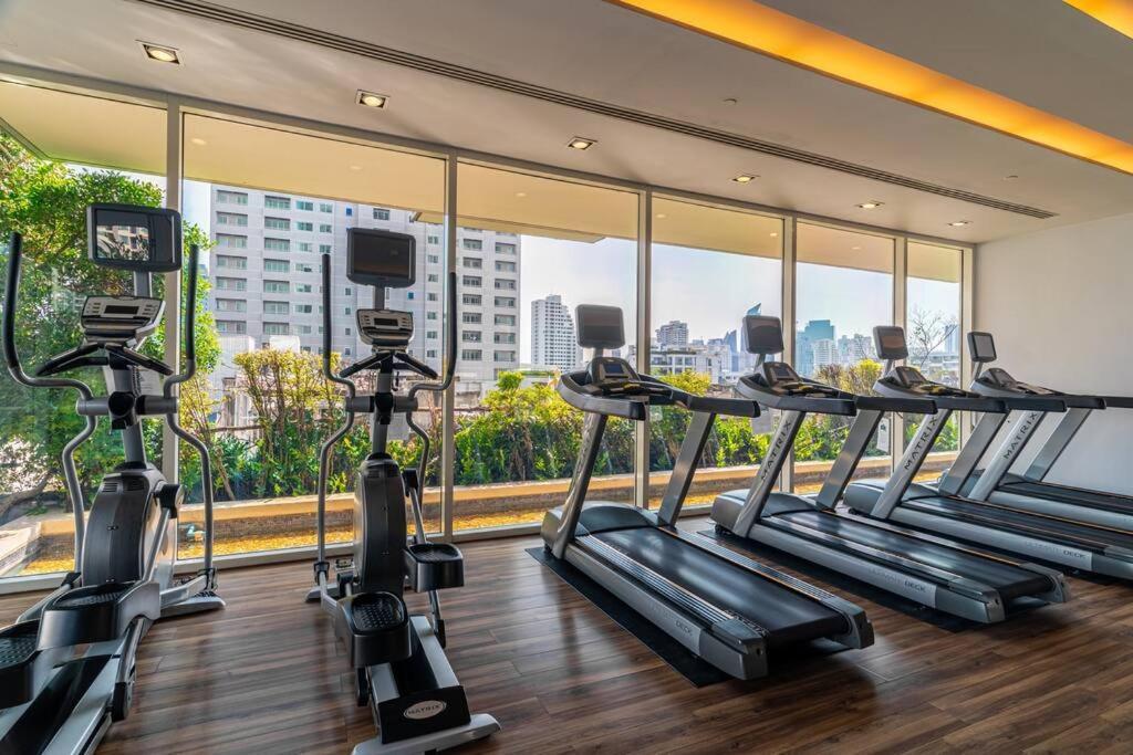 Thonglor Area 1 Bedroom Fastwifi Sauna Big Swimming Pool 43 Apartment