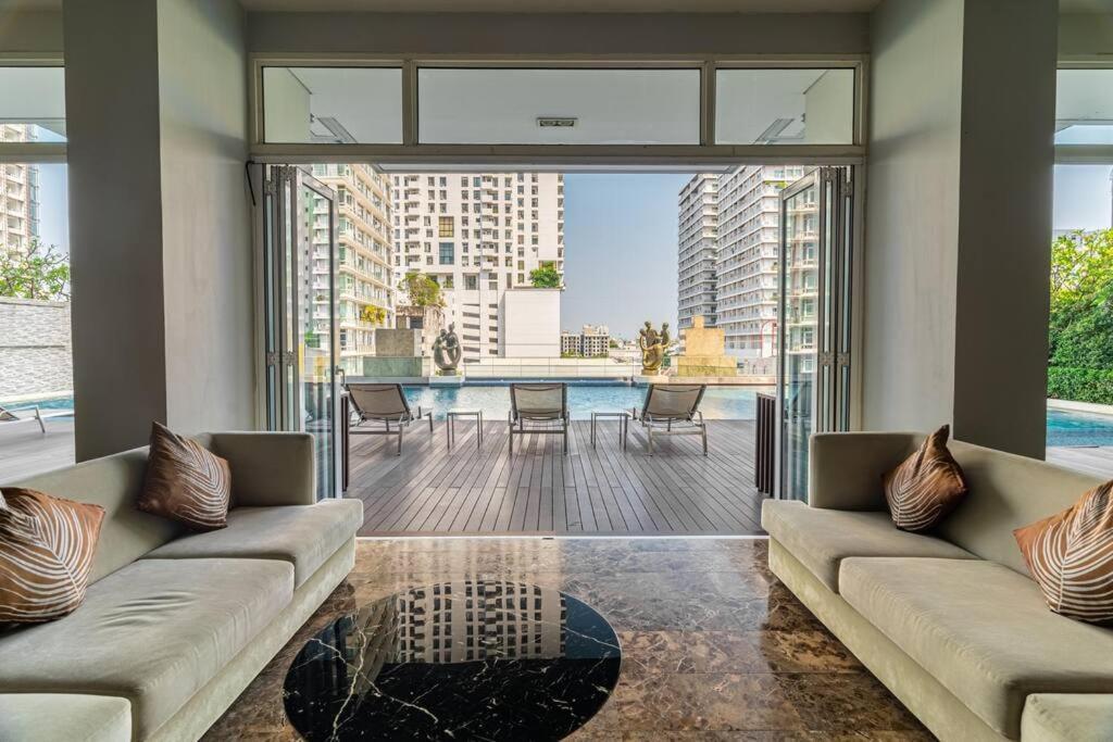 Apartment Thonglor Area 1 Bedroom Fastwifi Sauna Big Swimming Pool 43