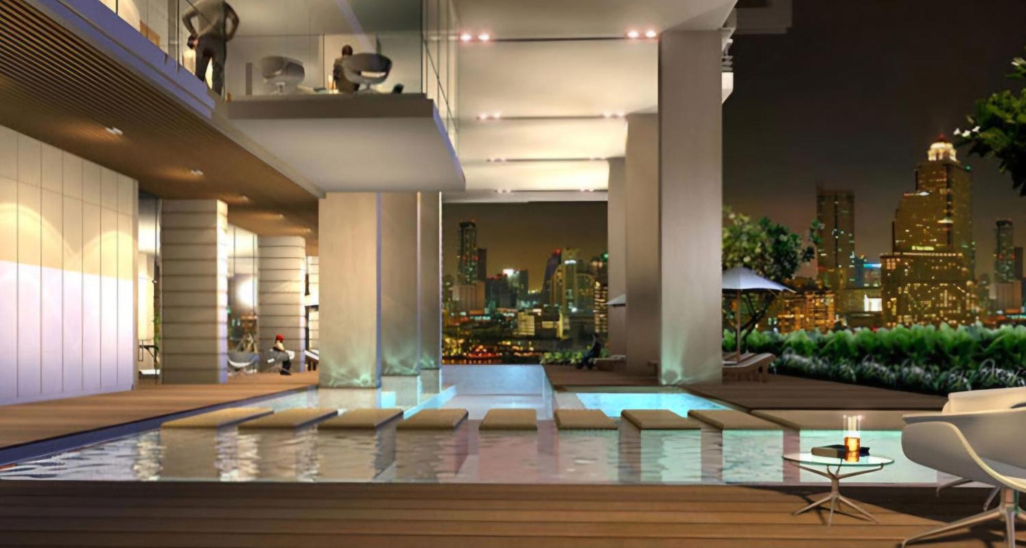 Free Airport Pick Up ! 12th Floor Cozy Room, 5 Mins Walk To Iconsiam & Bts *