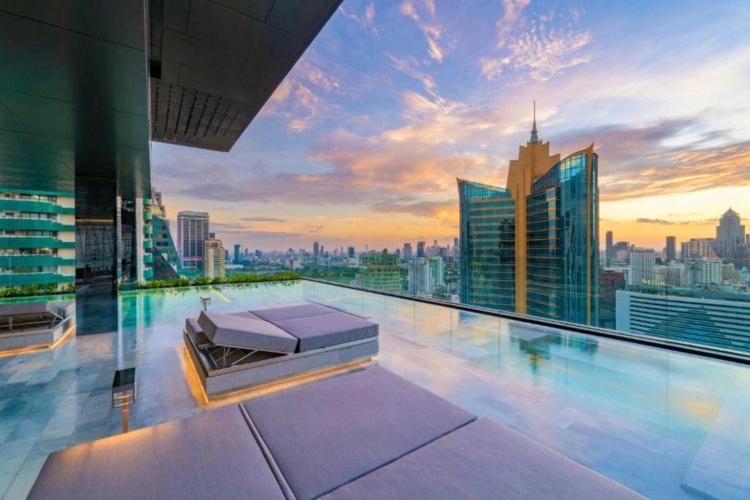 Luxury Sukhumvit Asoke Nana 65 Sqm Sleeps 4 Leilighet Bangkok
