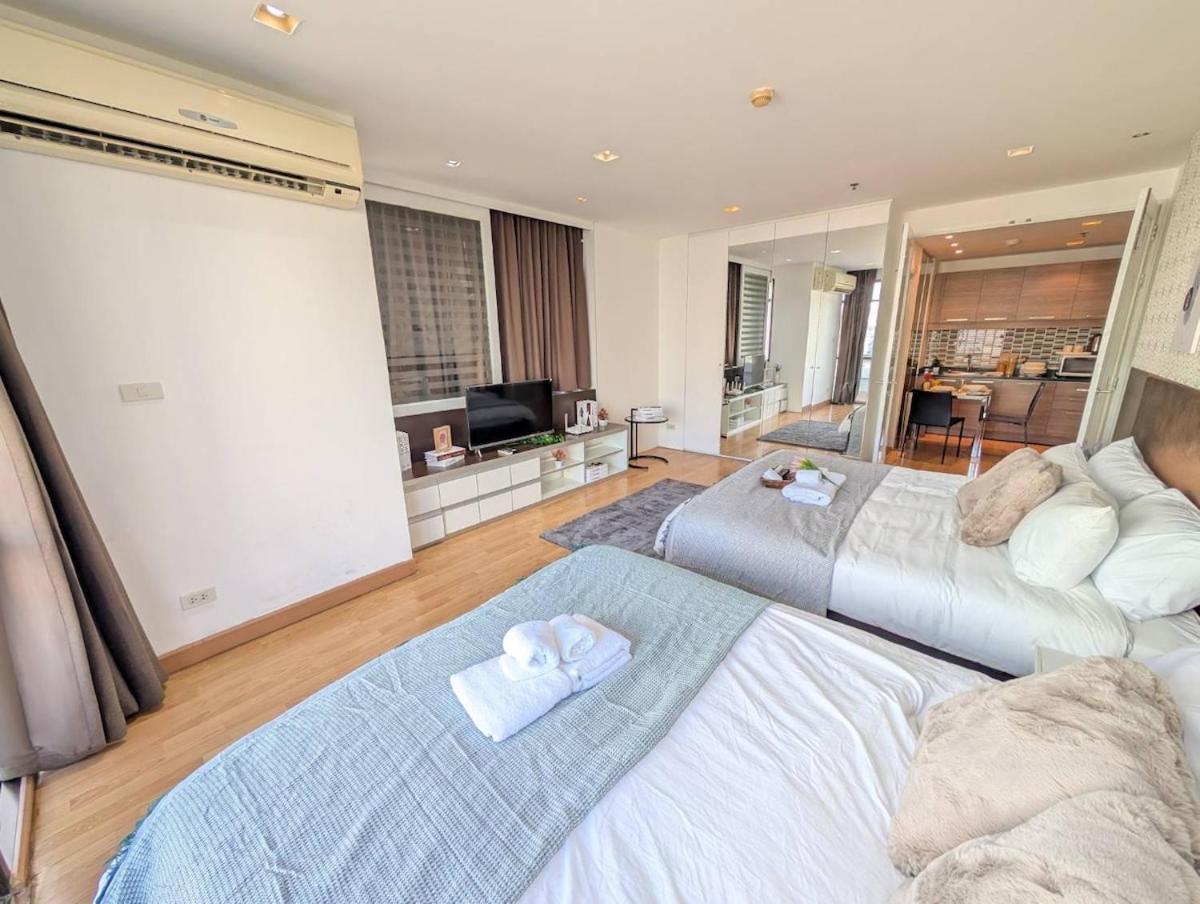 Cozy, Spacious 2-bedder With City, Park View, Near Nana Bts *