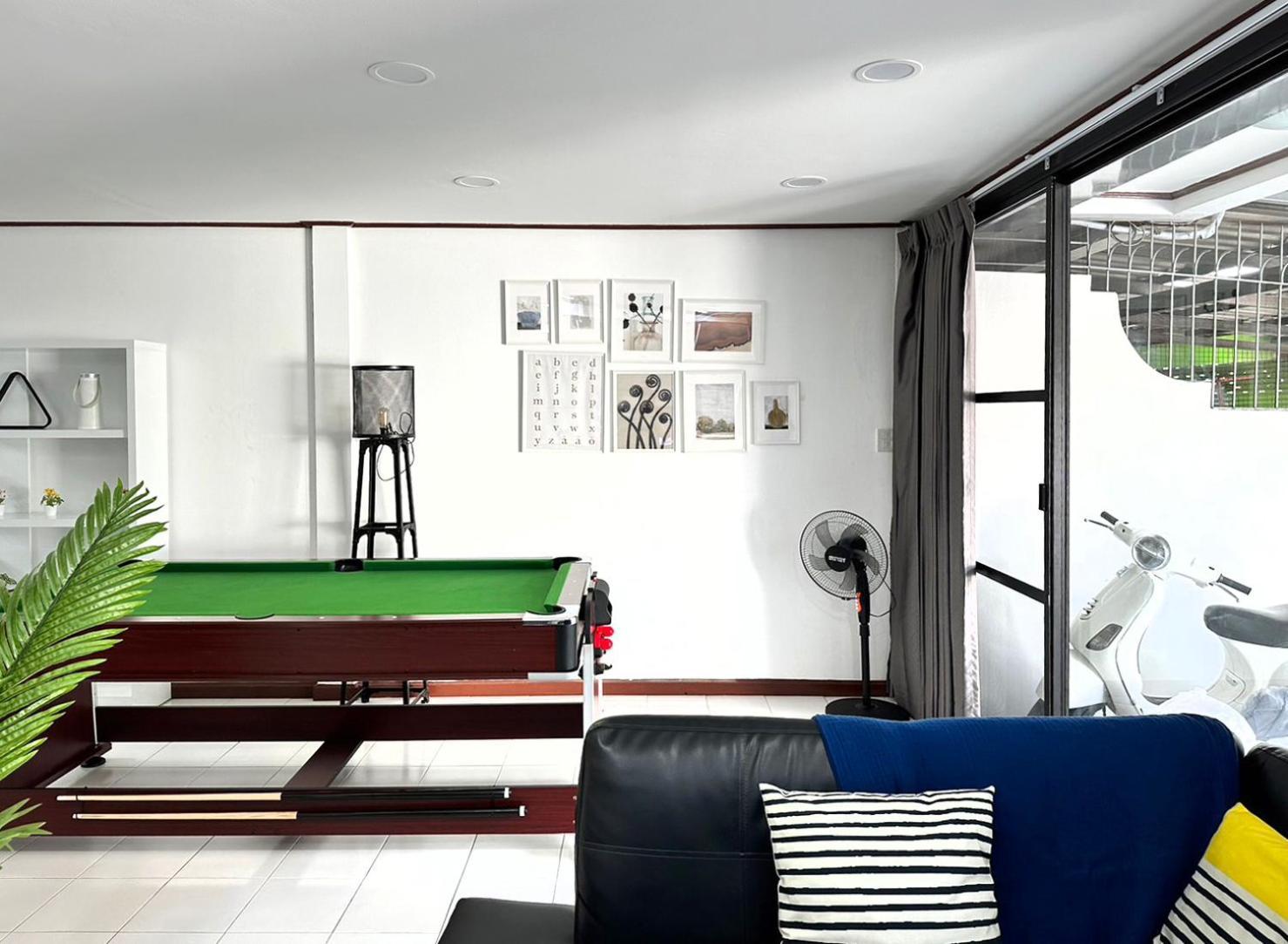 Miq Hk16-3br Ratchada-huaykwang Mrt With Pool Table Near Jodd Fair Villa *