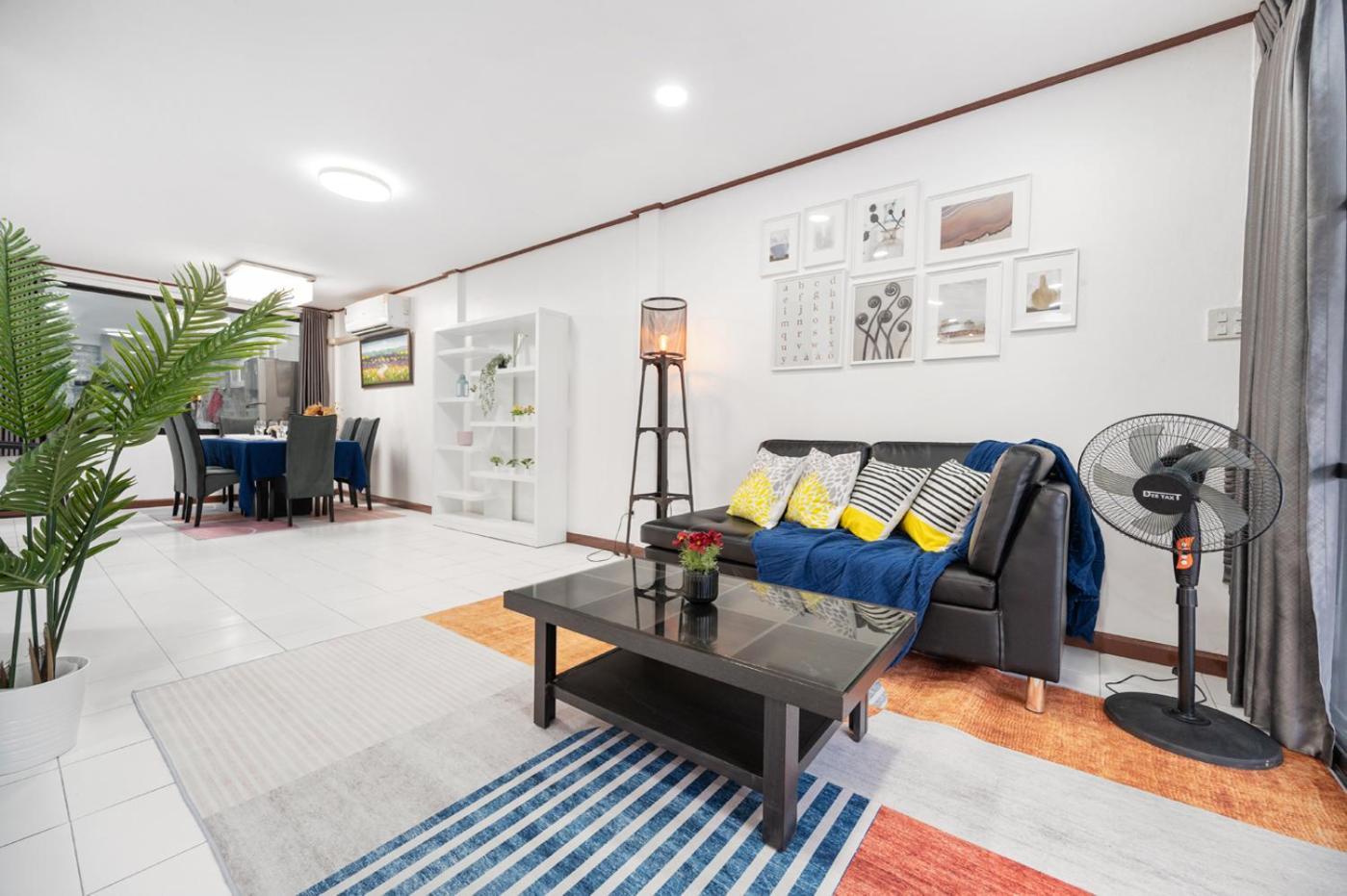 Miq Hk16-3br Ratchada-huaykwang Mrt With Pool Table Near Jodd Fair Bangkok