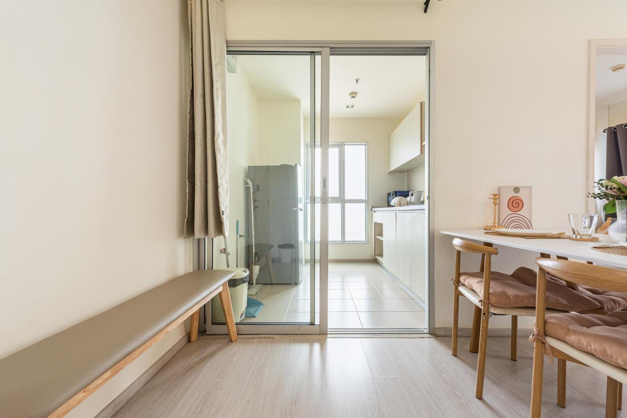 Apartment 2br, 6 Mins Walk Bts Wuttakat