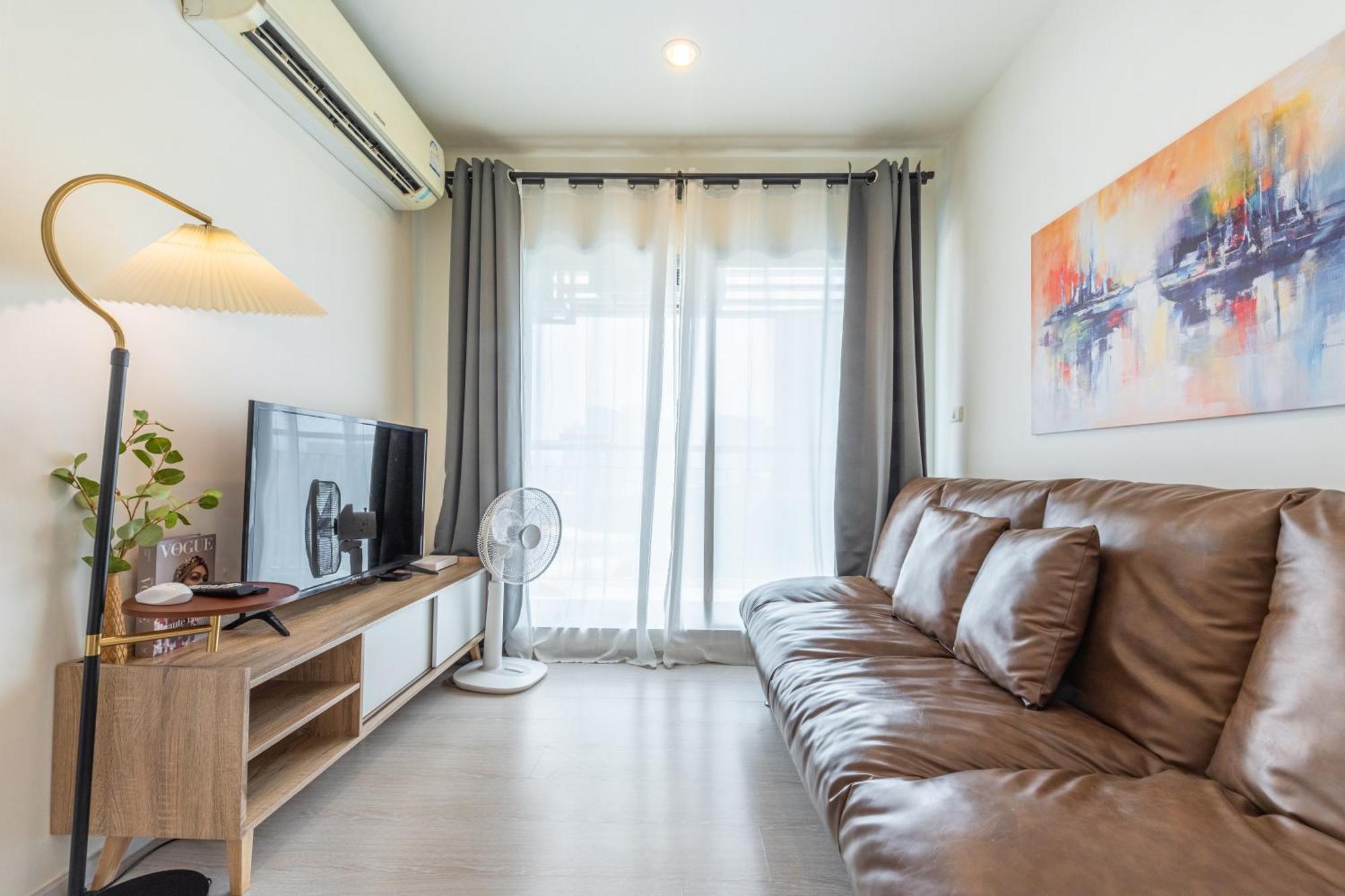 2br, 6 Mins Walk Bts Wuttakat Apartment Bangkok
