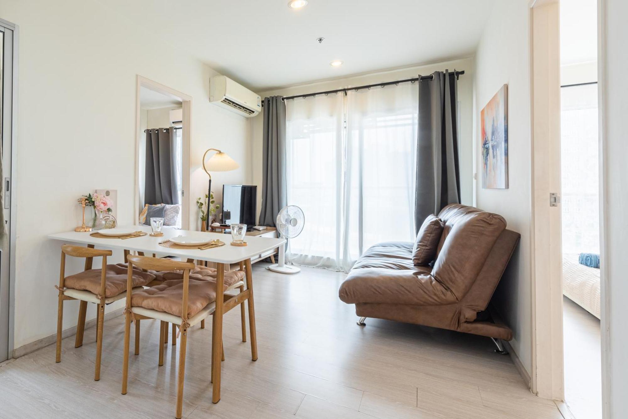 Apartment 2br, 6 Mins Walk Bts Wuttakat Bangkok