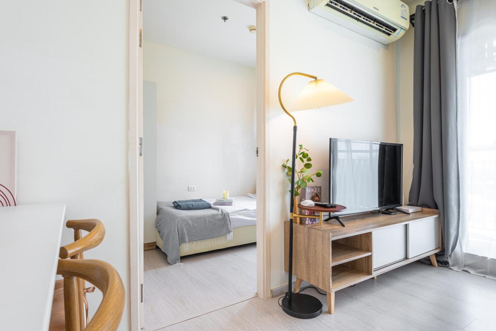 Apartment 2br, 6 Mins Walk Bts Wuttakat