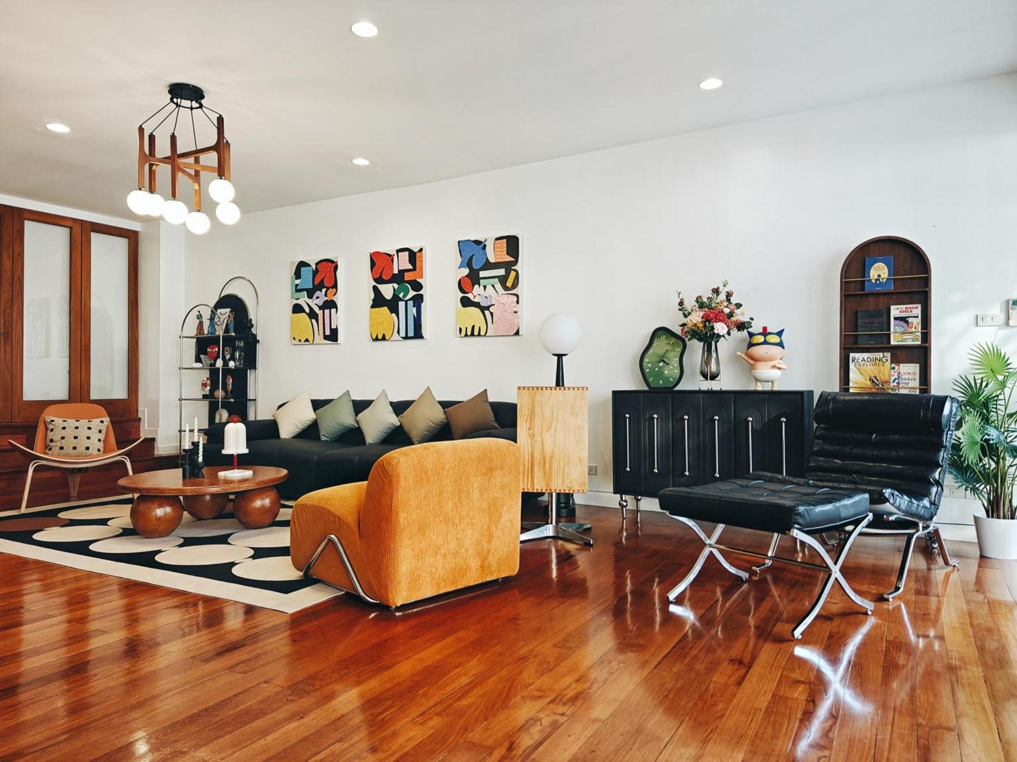 4br Modern Art With Free Wi-fi Netflix Vinyl *