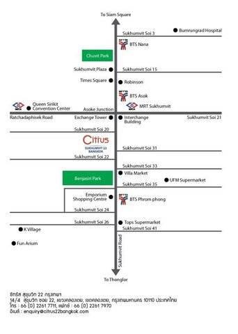 Citrus Sukhumvit 22 Asoke Hotel Bangkok