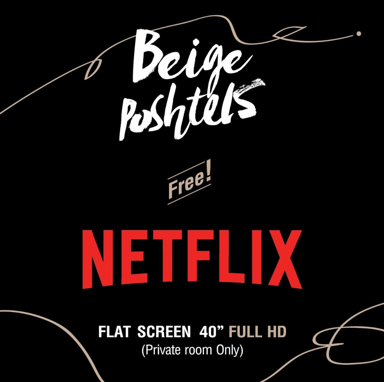 Hostel Beige Poshtels + Netflix *