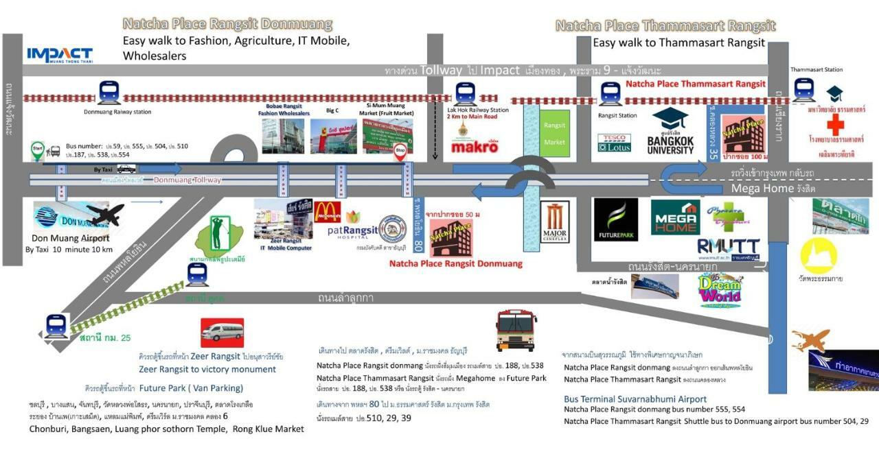 Apartment Natcha Place Thammasat Rangsit Bangkok