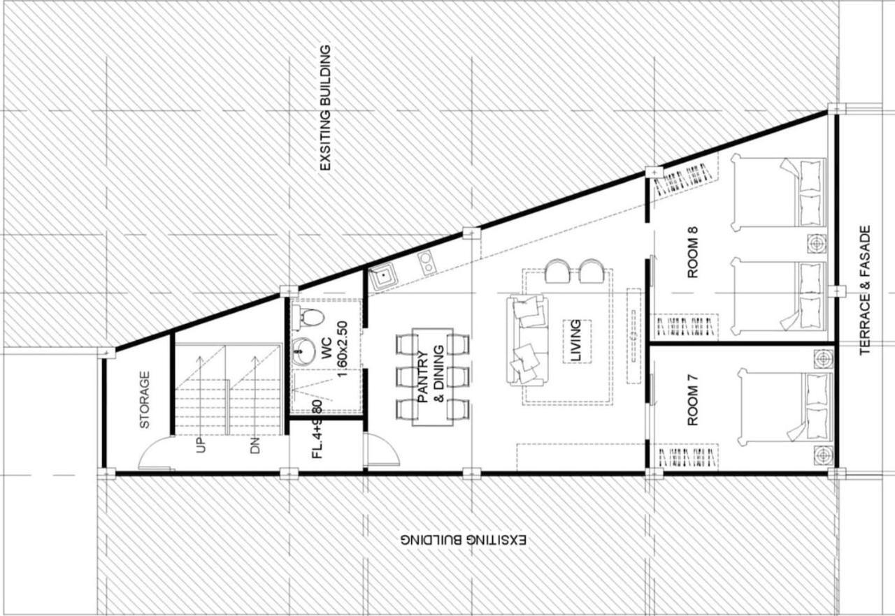 70m² 2 Slaapkamer, 1 Privé Badkamer In Sukhumvit Appartement Bangkok
