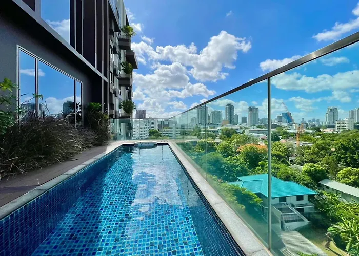 Large Rare Stunning Private Pool On Balcony Thong Lor Bts 105Sqm