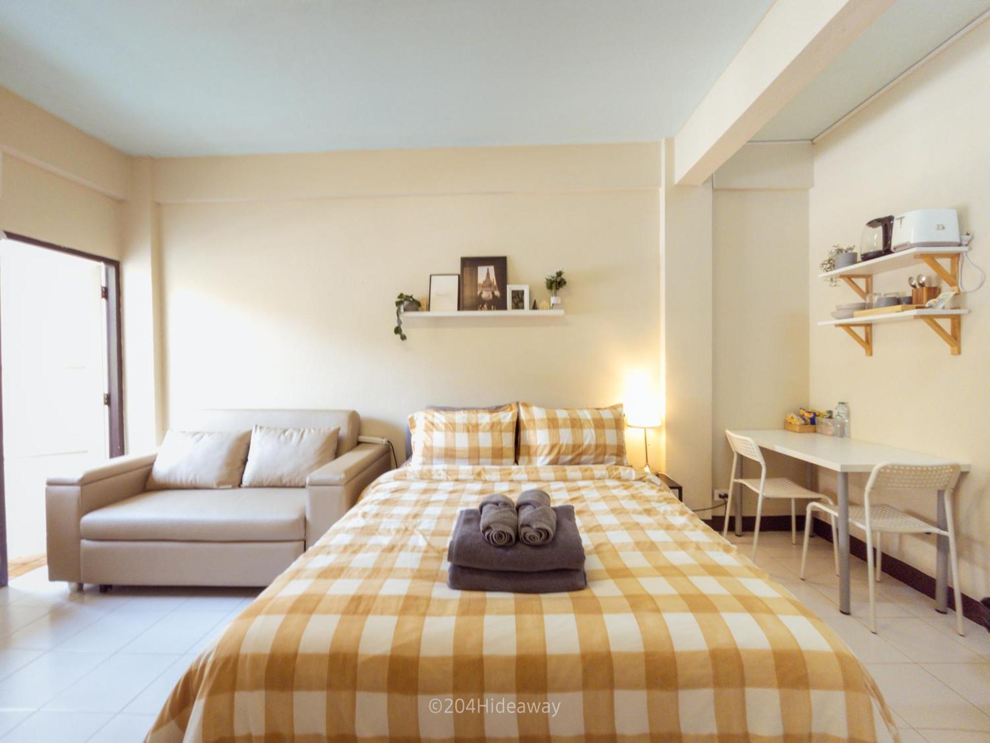 204hideaway-local With Street Food Only 15 Min Walk To Skytrain Appartement *