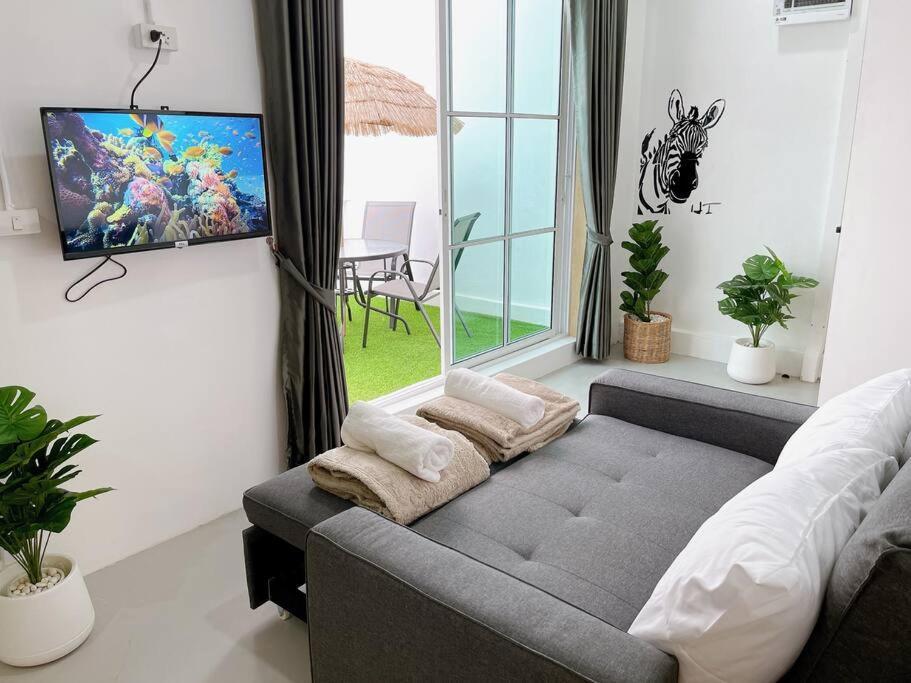 Appartement Relax Private Terrace&cozy Br,near Grand Palace Bangkok