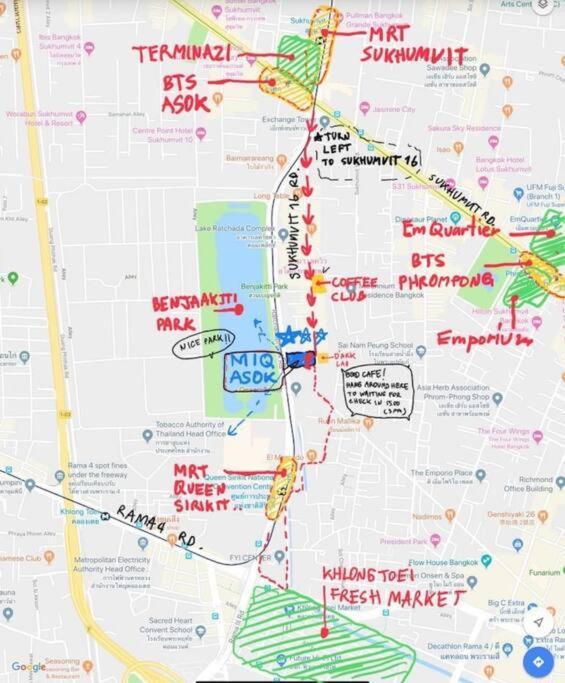 Villa Miq_home901/asok Bts/resort Pool/12pax/1000mbwifi Bangkok