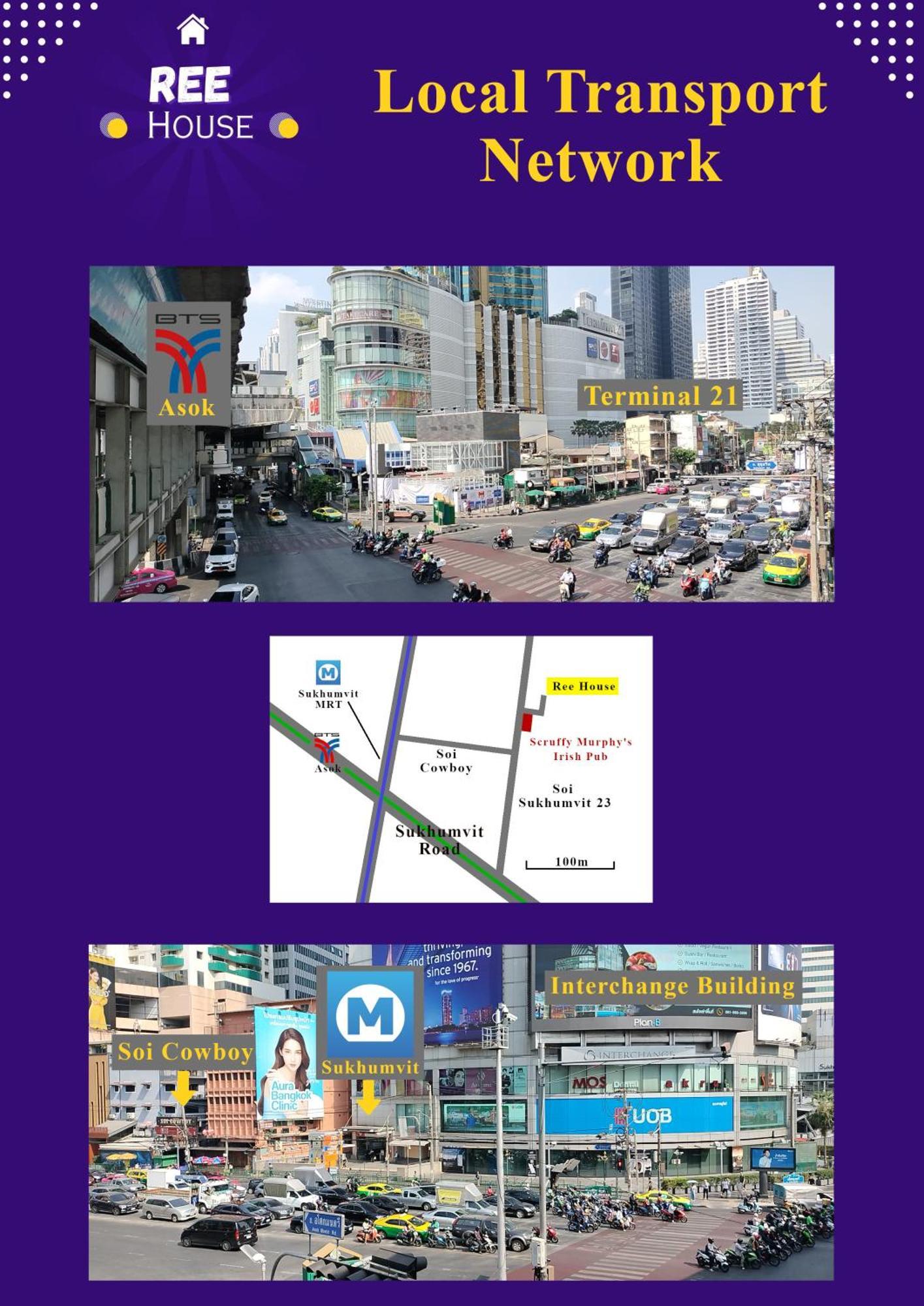 Ree House@soi Cowboy-asoke Bts-mrt Gasthuis Bangkok
