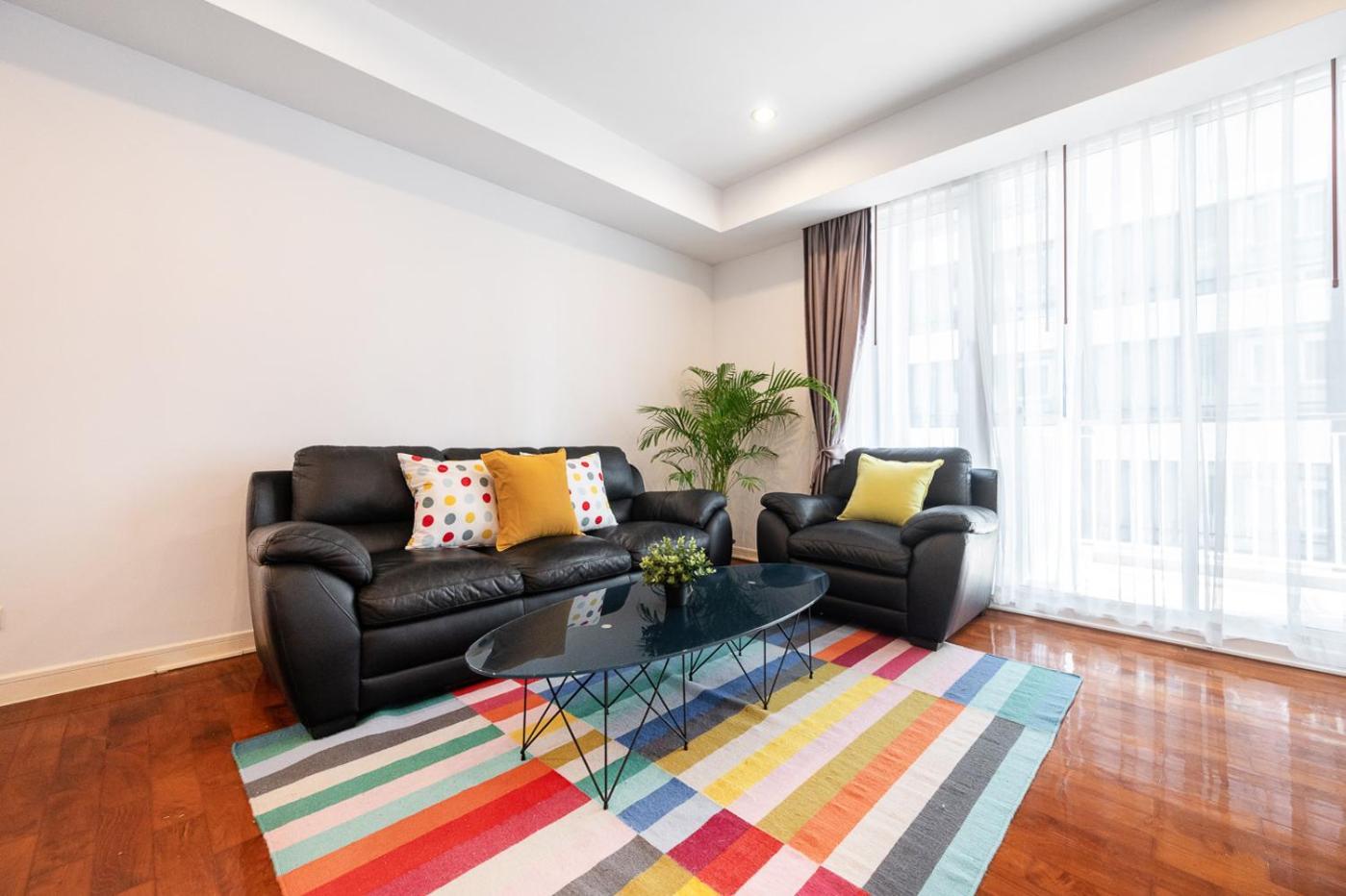 Bts Phromphong Sukhumvit 24 Family 2 Bedroom 2 Bathroom Apartamento Bangkok
